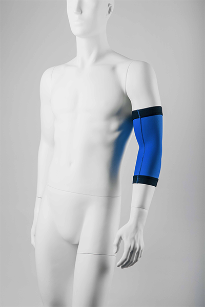 manchon bras novased bleu